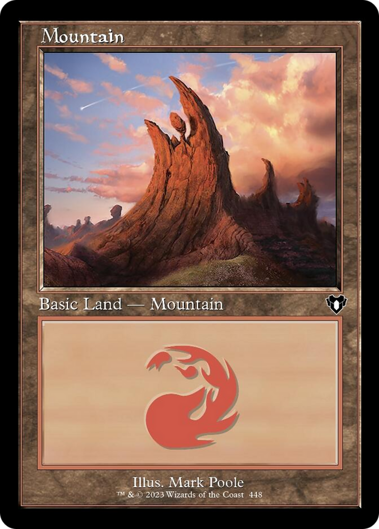 Mountain (448) (Retro) [Commander Masters] - The Mythic Store | 24h Order Processing