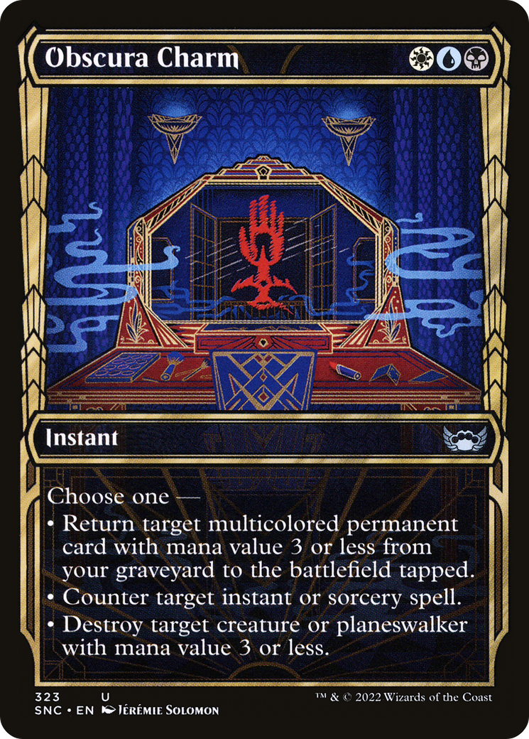 Obscura Charm (Showcase Golden Age) [Streets of New Capenna] - The Mythic Store | 24h Order Processing