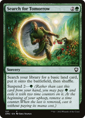 Search for Tomorrow [Dominaria United Commander] - The Mythic Store | 24h Order Processing