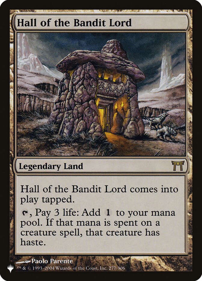Hall of the Bandit Lord [The List] - The Mythic Store | 24h Order Processing