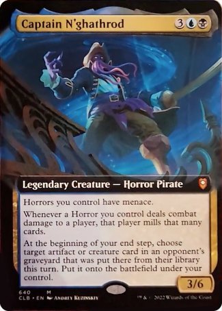 Captain N'ghathrod (Extended Art) [Commander Legends: Battle for Baldur's Gate] - The Mythic Store | 24h Order Processing