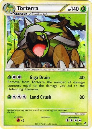 Torterra (10/95) (Cracked Ice Holo) [HeartGold & SoulSilver: Unleashed] - The Mythic Store | 24h Order Processing