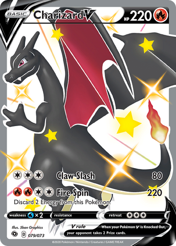 Charizard V (079/073) [Sword & Shield: Champion's Path] - The Mythic Store | 24h Order Processing