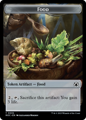 Food // Replicated Ring Double-Sided Token [March of the Machine Commander Tokens] - The Mythic Store | 24h Order Processing