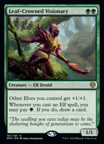 Leaf-Crowned Visionary (Promo Pack) [Dominaria United Promos] - The Mythic Store | 24h Order Processing