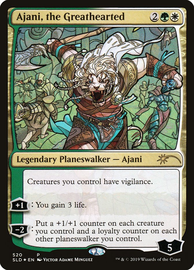 Ajani, the Greathearted (Stained Glass) [Secret Lair Drop Promos] - The Mythic Store | 24h Order Processing