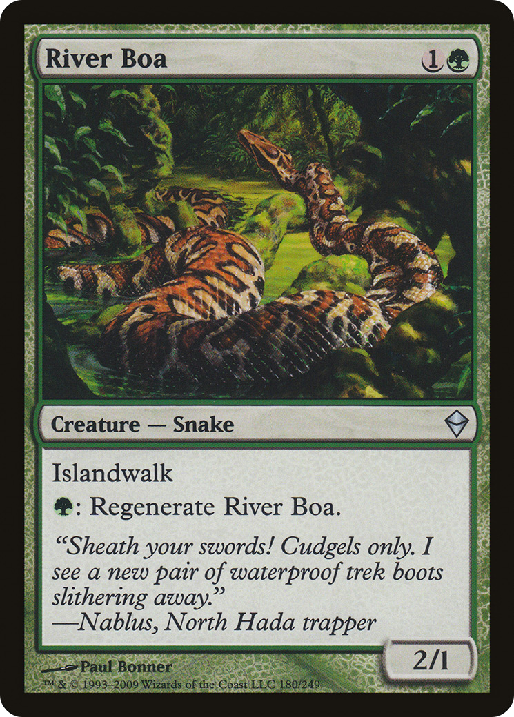 River Boa [Zendikar] - The Mythic Store | 24h Order Processing
