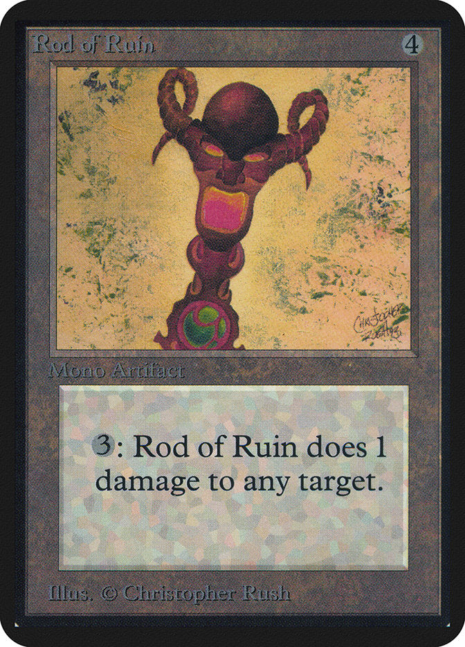 Rod of Ruin [Alpha Edition] - The Mythic Store | 24h Order Processing