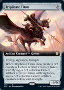 Triplicate Titan (Extended Art) [Commander 2021] - The Mythic Store | 24h Order Processing
