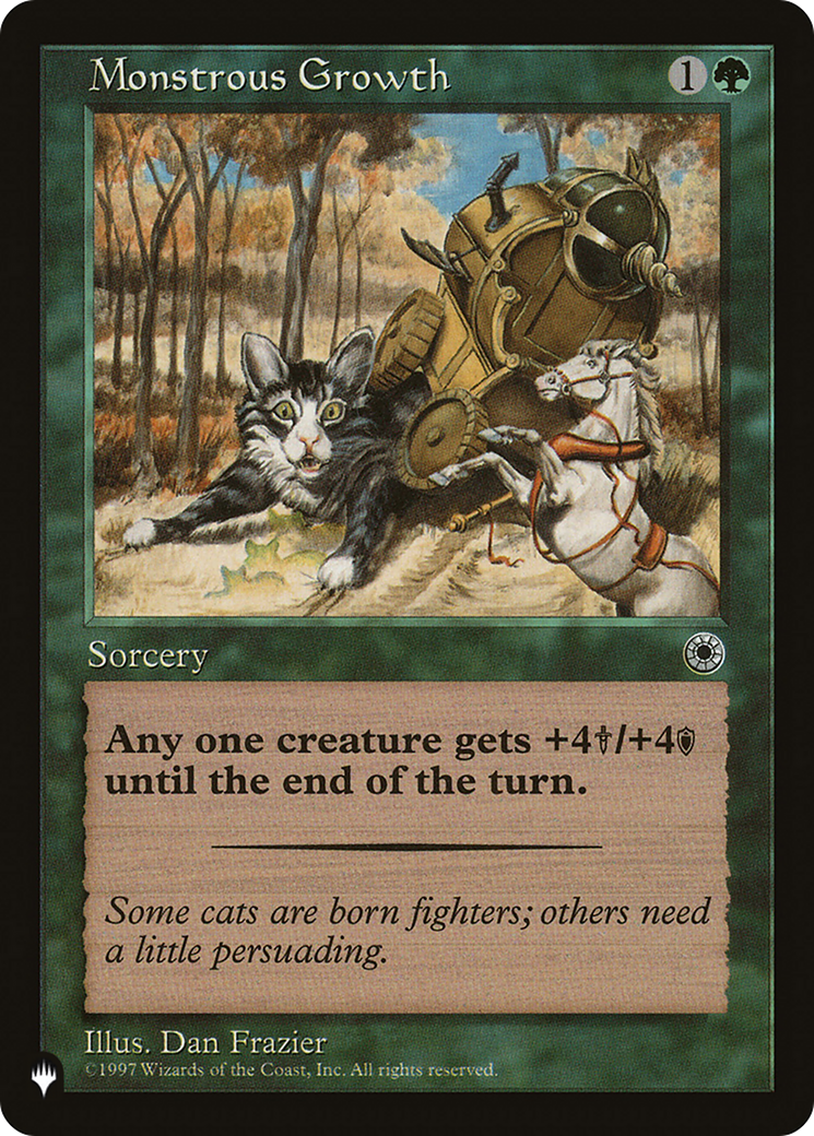 Monstrous Growth (Flavor Text) [The List] - The Mythic Store | 24h Order Processing