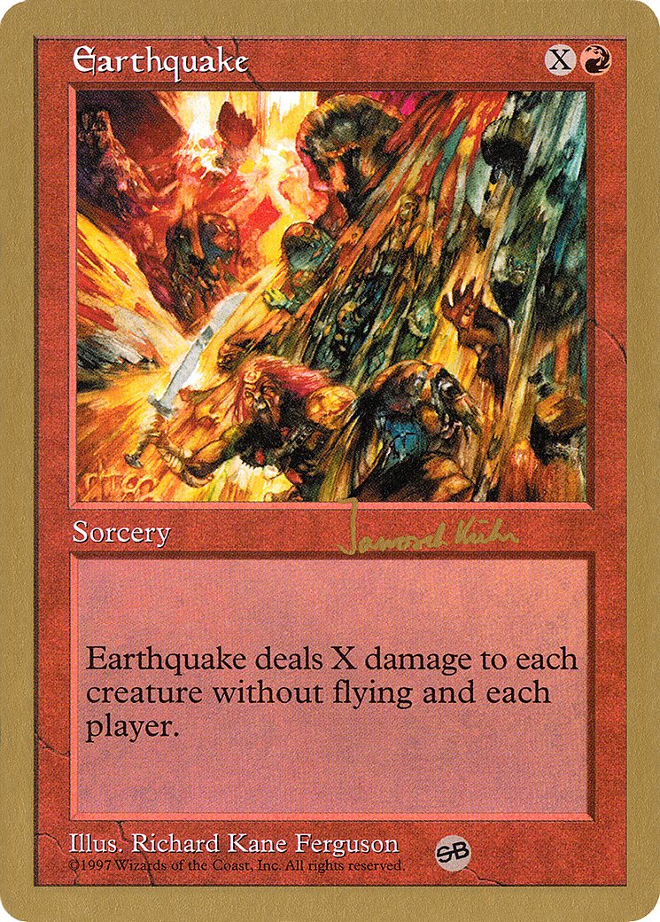 Earthquake (Janosch Kuhn) (SB) [World Championship Decks 1997] - The Mythic Store | 24h Order Processing