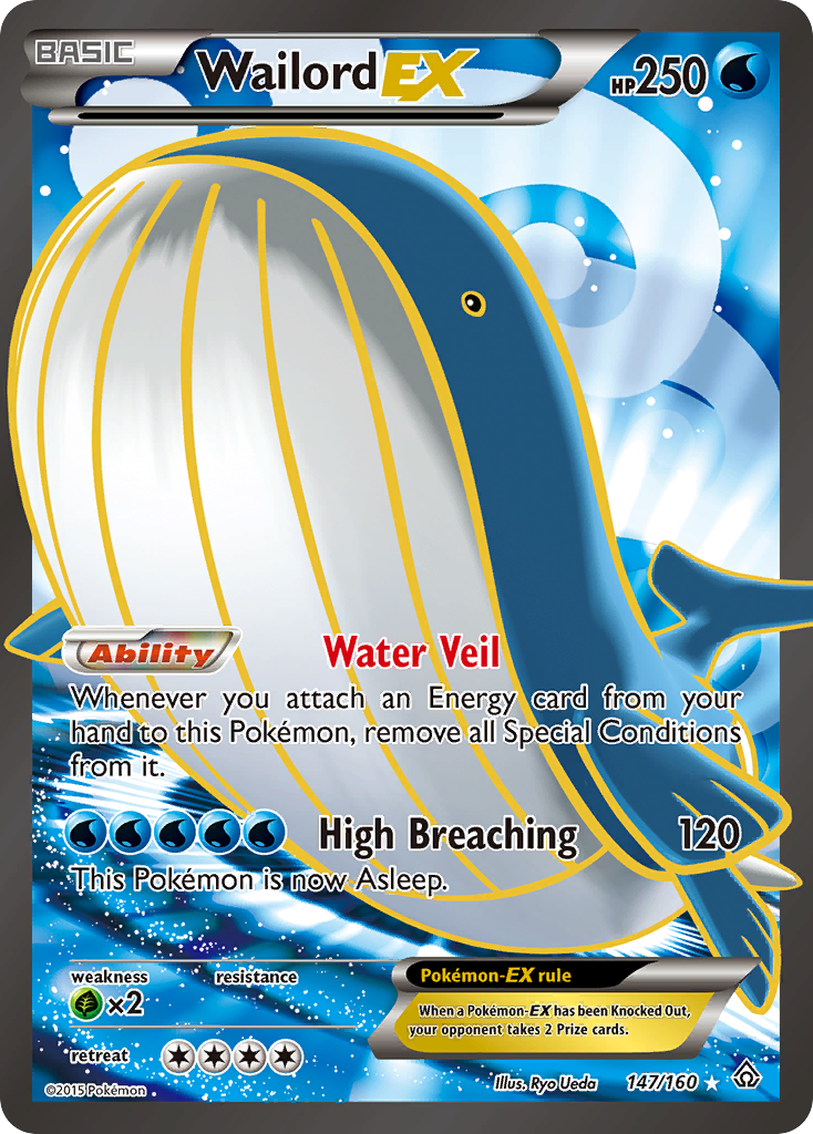 Wailord EX (147/160) [XY: Primal Clash] - The Mythic Store | 24h Order Processing
