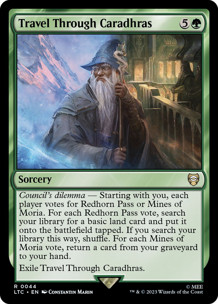 Travel Through Caradhras [The Lord of the Rings: Tales of Middle-Earth Commander] - The Mythic Store | 24h Order Processing