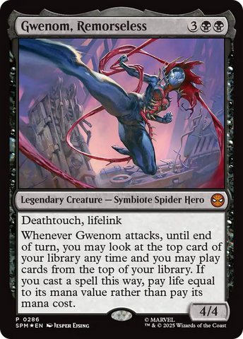 Gwenom, Remorseless [Marvel's Spider-Man Promos] - The Mythic Store | 24h Order Processing