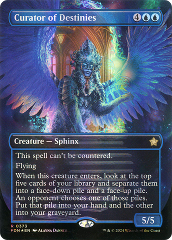 Curator of Destinies (Borderless) (Mana Foil) [Foundations] - The Mythic Store | 24h Order Processing