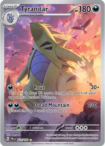 Tyranitar (222/193) [Scarlet & Violet: Paldea Evolved] - The Mythic Store | 24h Order Processing