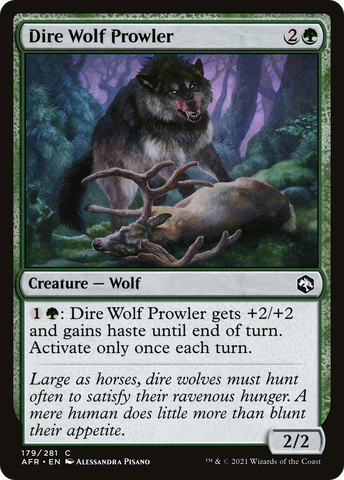 Dire Wolf Prowler [Dungeons & Dragons: Adventures in the Forgotten Realms] - The Mythic Store | 24h Order Processing