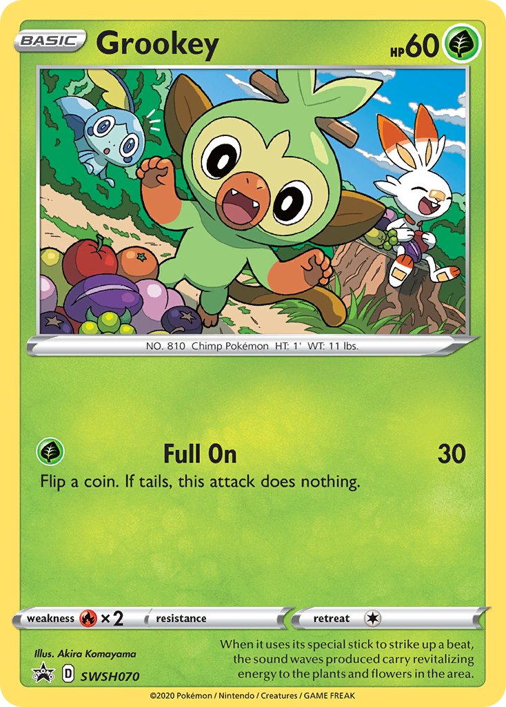 Grookey (SWSH070) [Sword & Shield: Black Star Promos] - The Mythic Store | 24h Order Processing