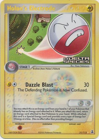 Holon's Electrode (21/113) (Stamped) [EX: Delta Species] - The Mythic Store | 24h Order Processing