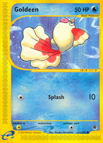 Goldeen (111/165) [Expedition: Base Set] - The Mythic Store | 24h Order Processing