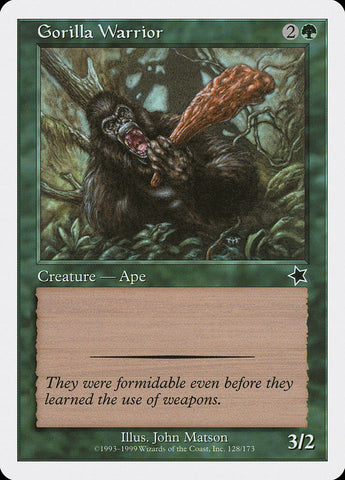 Gorilla Warrior [Starter 1999] - The Mythic Store | 24h Order Processing