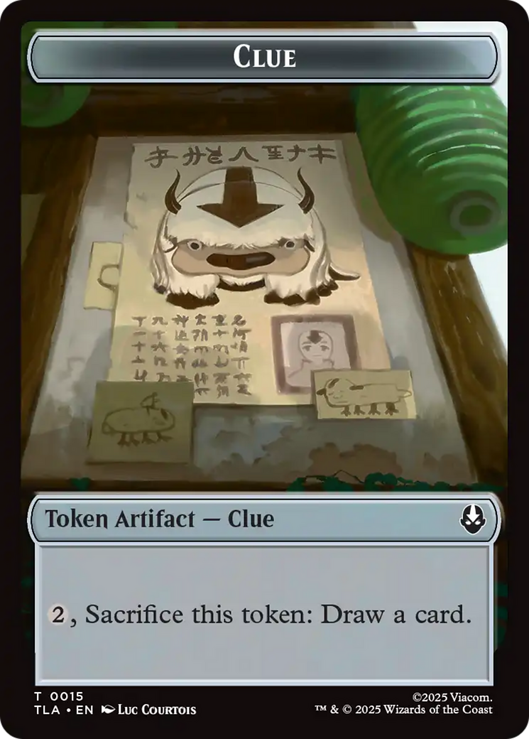 Clue (0015) // spirit (003) Double-Sided Token [Avatar: The Last Airbender Tokens] - The Mythic Store | 24h Order Processing