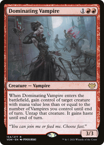 Dominating Vampire [Innistrad: Crimson Vow] - The Mythic Store | 24h Order Processing