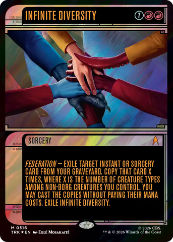 Infinite Diversity (Showcase) (Surge Foil) [Star Trek] - The Mythic Store | 24h Order Processing