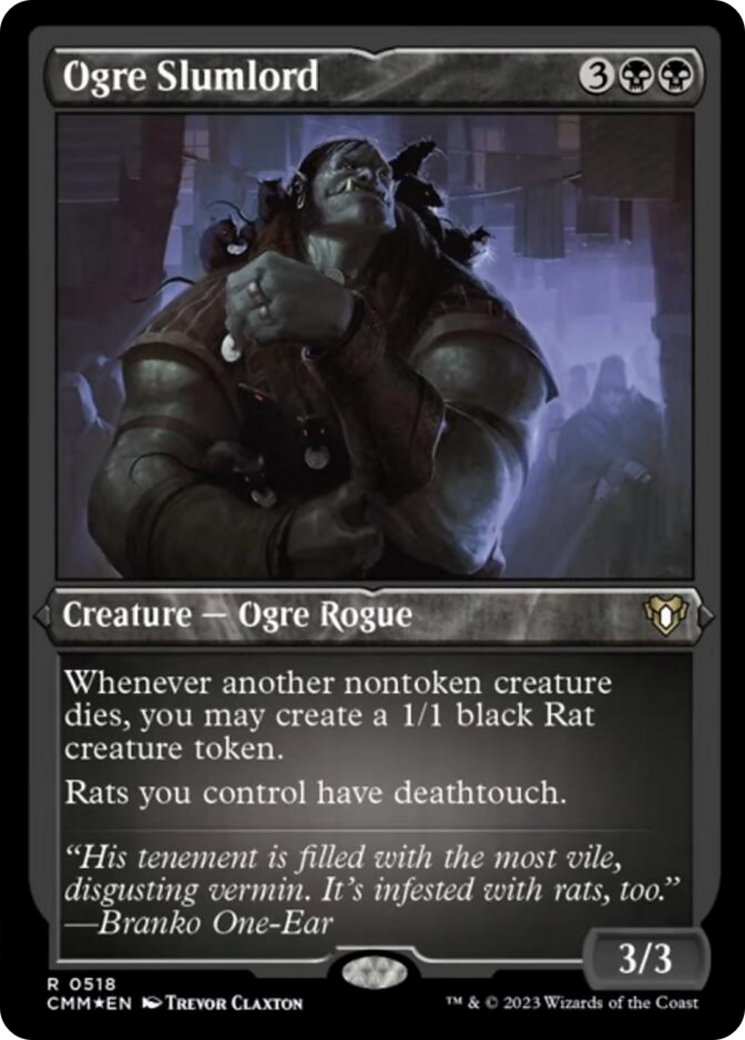 Ogre Slumlord (Foil Etched) [Commander Masters] - The Mythic Store | 24h Order Processing