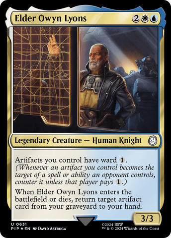 Elder Owyn Lyons (Surge Foil) [Fallout] - The Mythic Store | 24h Order Processing