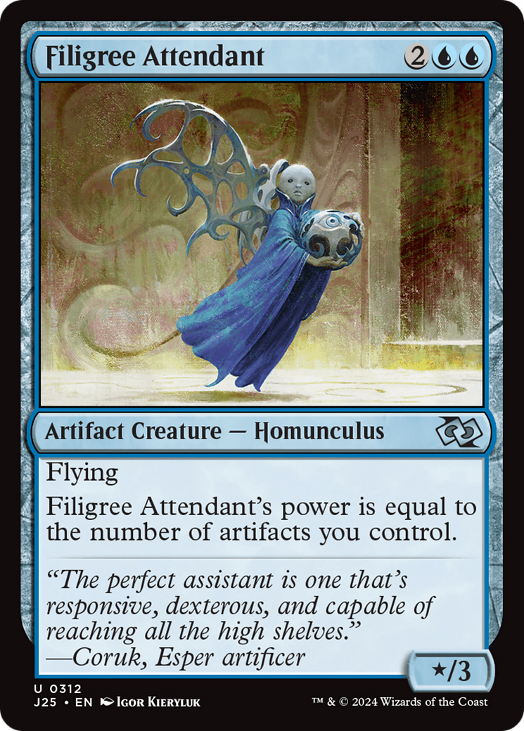 Filigree Attendant [Foundations Jumpstart] - The Mythic Store | 24h Order Processing