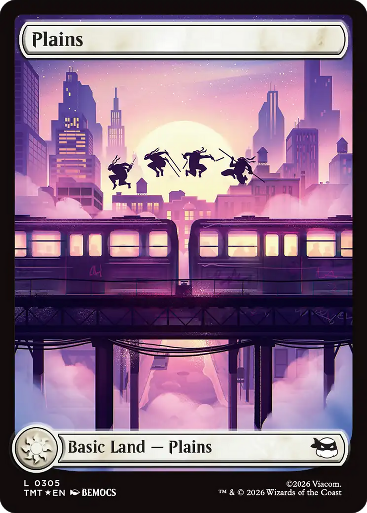 Plains (0305) (Surge Foil) [Teenage Mutant Ninja Turtles] - The Mythic Store | 24h Order Processing