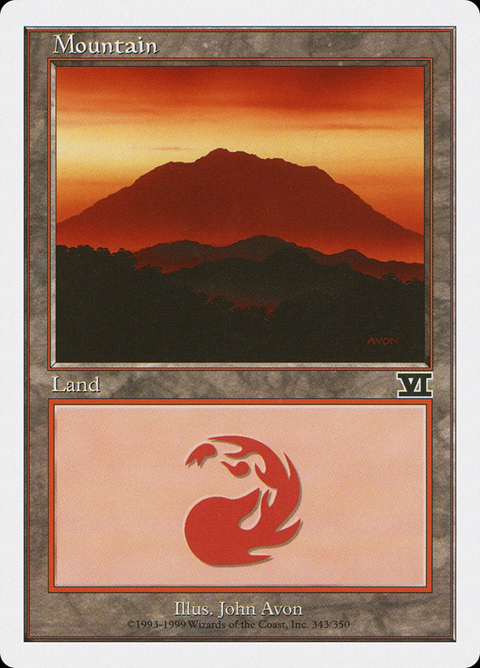 Mountain (343) [Classic Sixth Edition] - The Mythic Store | 24h Order Processing