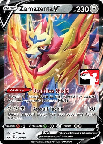 Zamazenta V (139/202) [Prize Pack Series One] - The Mythic Store | 24h Order Processing