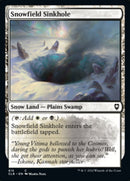 Snowfield Sinkhole [Commander Legends: Battle for Baldur's Gate] - The Mythic Store | 24h Order Processing