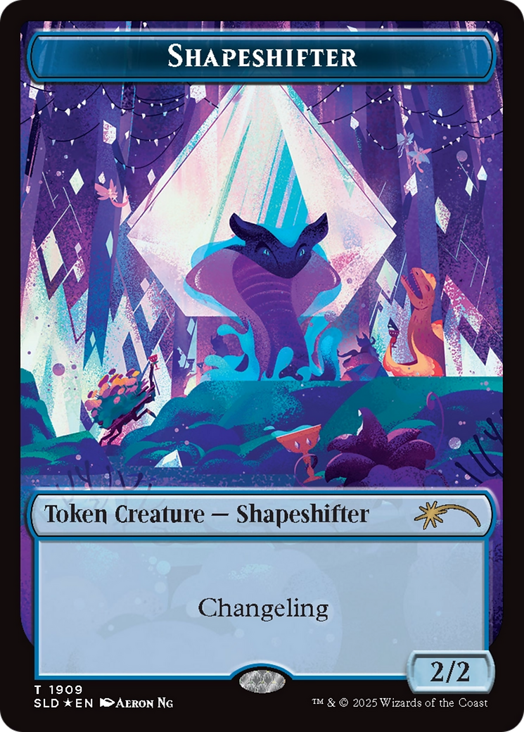 Shapeshifter Token (1909) (Double Rainbow Foil) [Secret Lair Drop Series] - The Mythic Store | 24h Order Processing