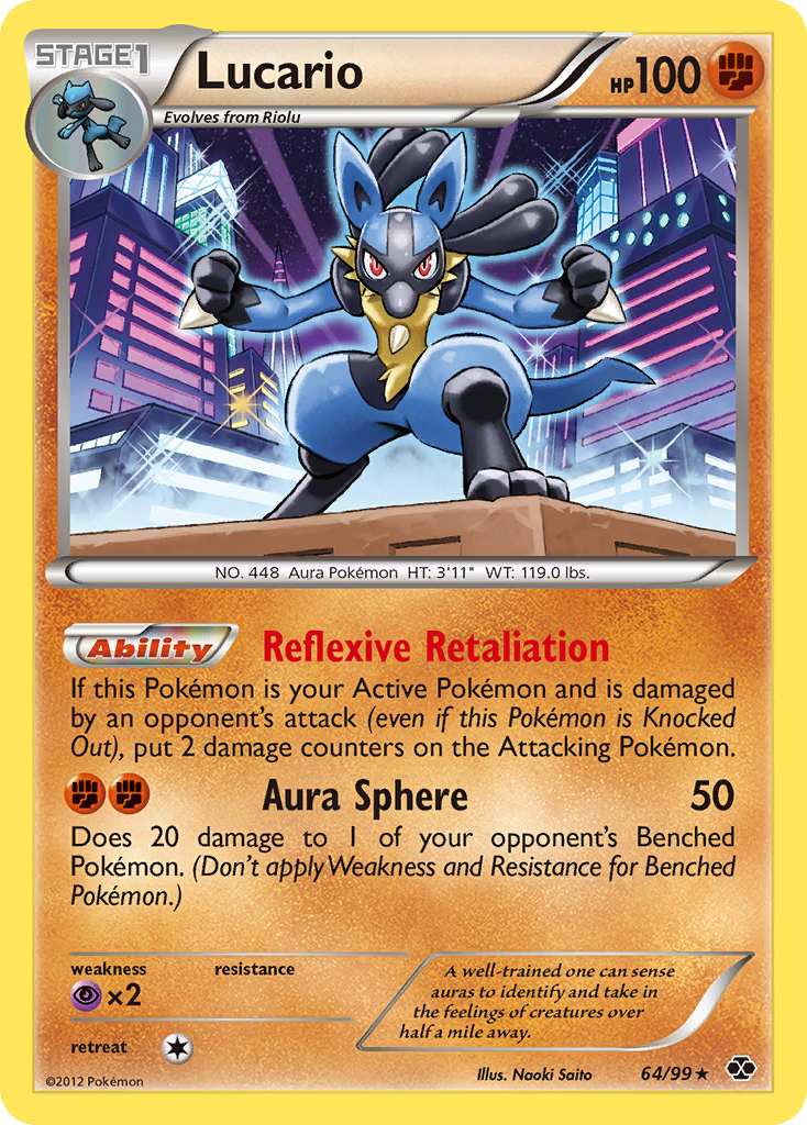 Lucario (64/99) [Black & White: Next Destinies] - The Mythic Store | 24h Order Processing
