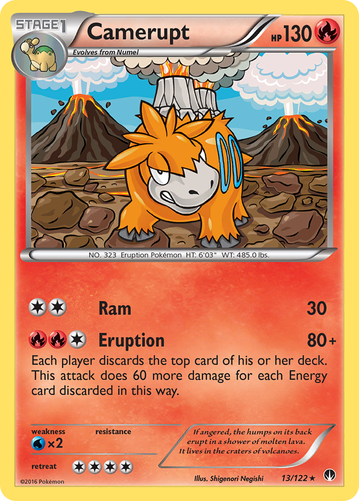 Camerupt (13/122) [XY: BREAKpoint] - The Mythic Store | 24h Order Processing