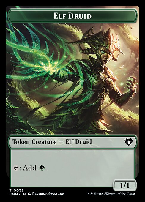 Eldrazi Spawn // Elf Druid Double-Sided Token [Commander Masters Tokens] - The Mythic Store | 24h Order Processing