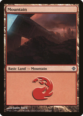 Mountain (244) [Rise of the Eldrazi] - The Mythic Store | 24h Order Processing