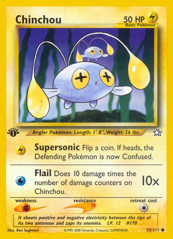 Chinchou (55/111) [Neo Genesis 1st Edition] - The Mythic Store | 24h Order Processing