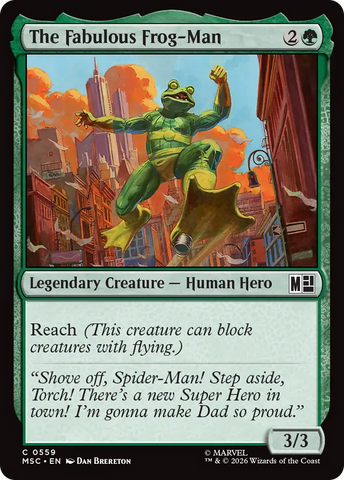 The Fabulous Frog-Man [Marvel Super Heroes Commander] - The Mythic Store | 24h Order Processing