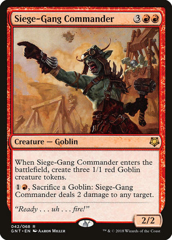 Siege-Gang Commander [Game Night 2018] - The Mythic Store | 24h Order Processing