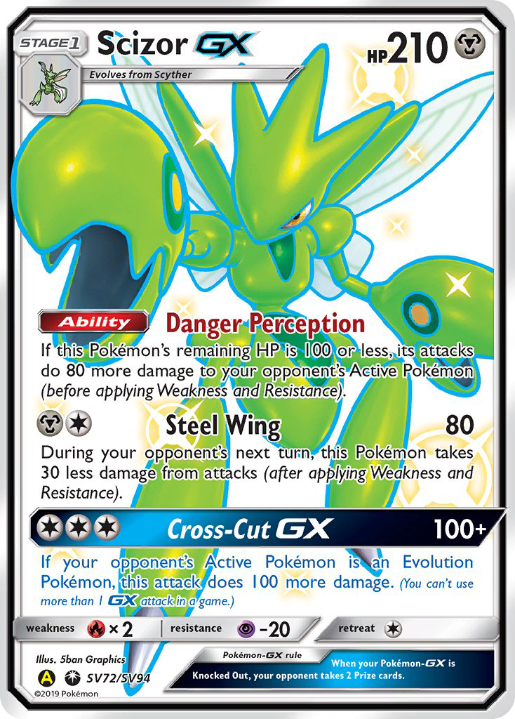 Scizor GX (SV72/SV94) [Sun & Moon: Hidden Fates - Shiny Vault] - The Mythic Store | 24h Order Processing