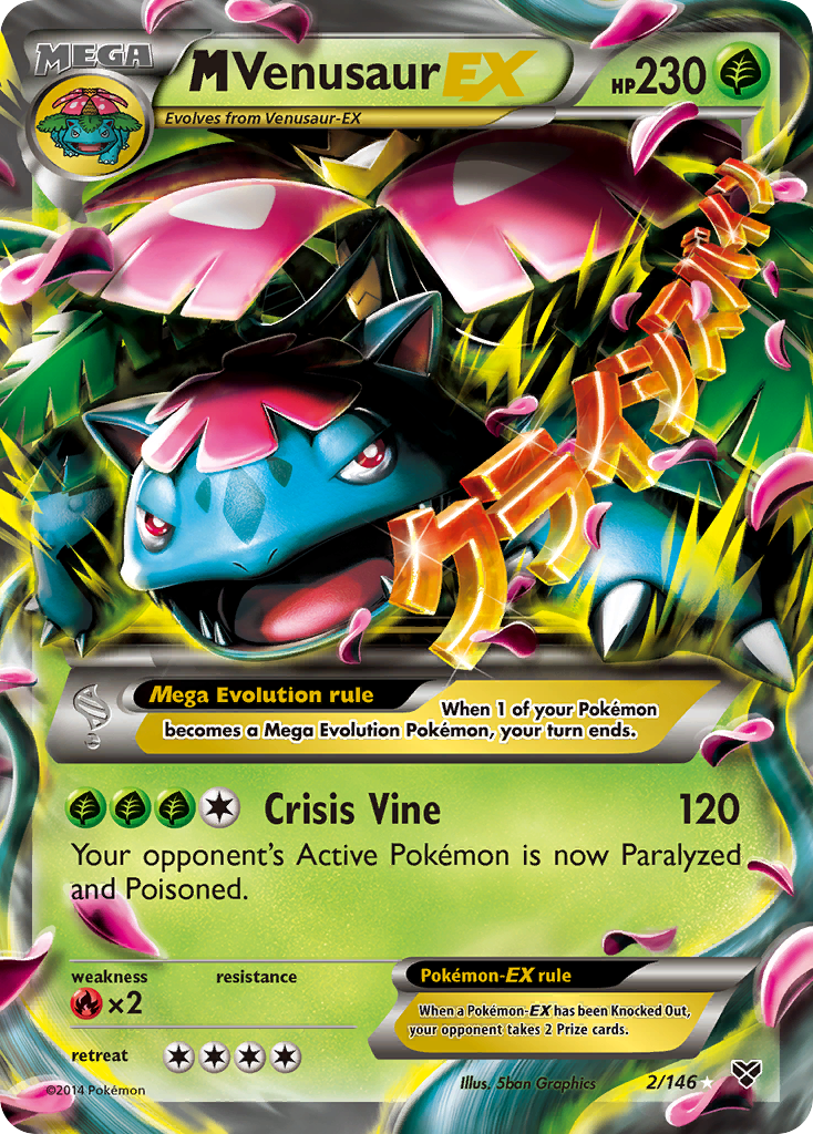 M Venusaur EX (2/146) [XY: Base Set] - The Mythic Store | 24h Order Processing