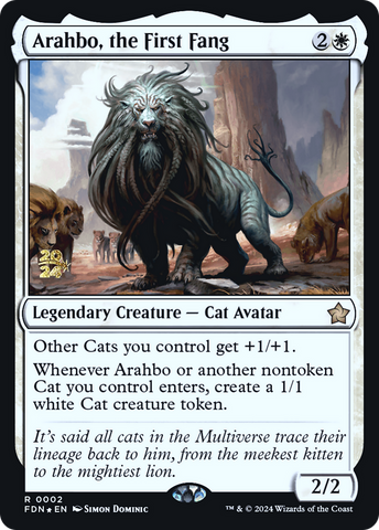 Arahbo, the First Fang [Foundations Prerelease Promos] - The Mythic Store | 24h Order Processing