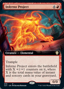 Inferno Project (Extended Art) [Commander 2021] - The Mythic Store | 24h Order Processing