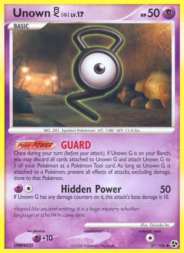 Unown G (57/106) [Diamond & Pearl: Great Encounters] - The Mythic Store | 24h Order Processing