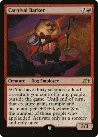 Carnival Barker (Galaxy Foil) [Unfinity] - The Mythic Store | 24h Order Processing