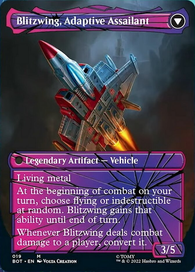 Blitzwing, Cruel Tormentor // Blitzwing, Adaptive Assailant (Shattered Glass) [Transformers] - The Mythic Store | 24h Order Processing